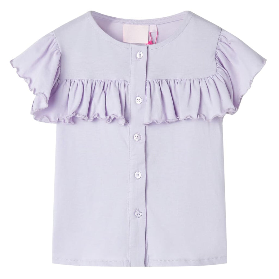 Kindershirt 104 lila Lila