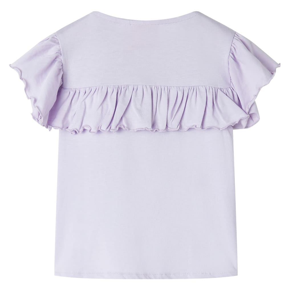 Kindershirt 116 lila Lila