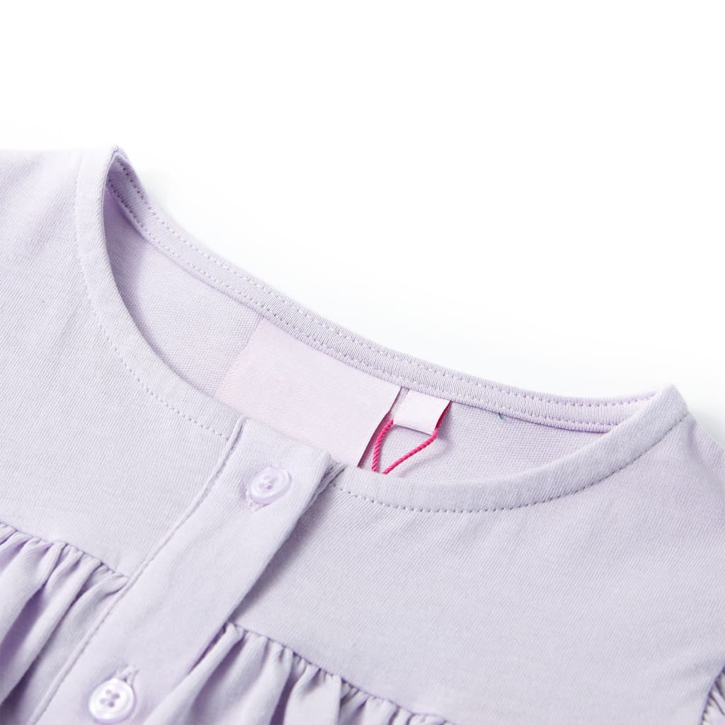 Kindershirt 116 lila Lila