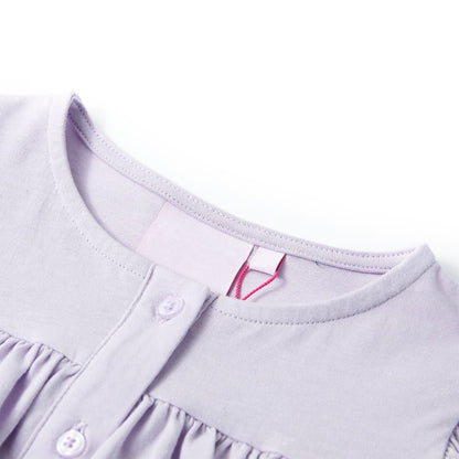 Kindershirt 116 lila Lila