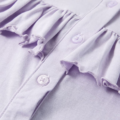 Kindershirt 116 lila Lila