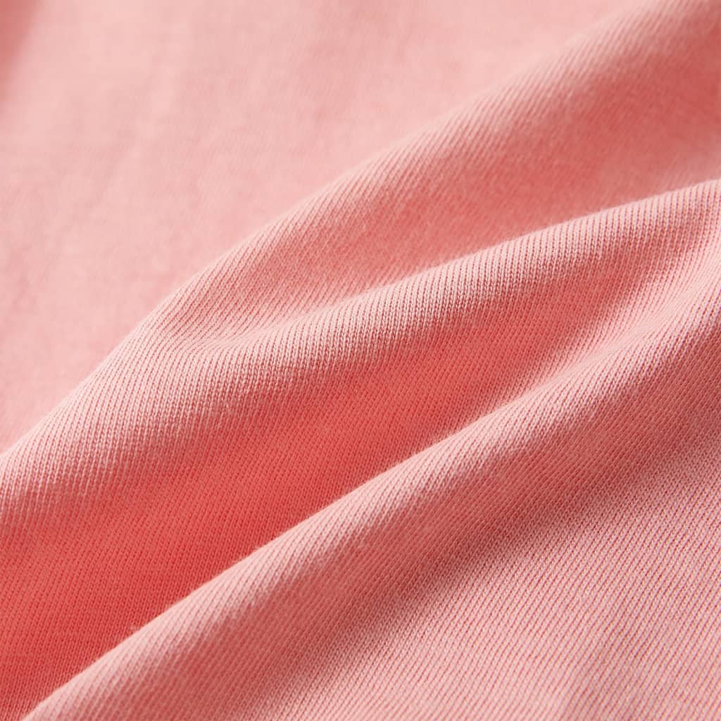 Kindershirt 104 middelblauw Roze 104