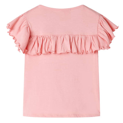 Kindershirt 116 middelroze Roze 116