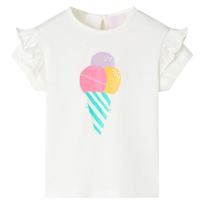 Kindershirt 116 ecru 116