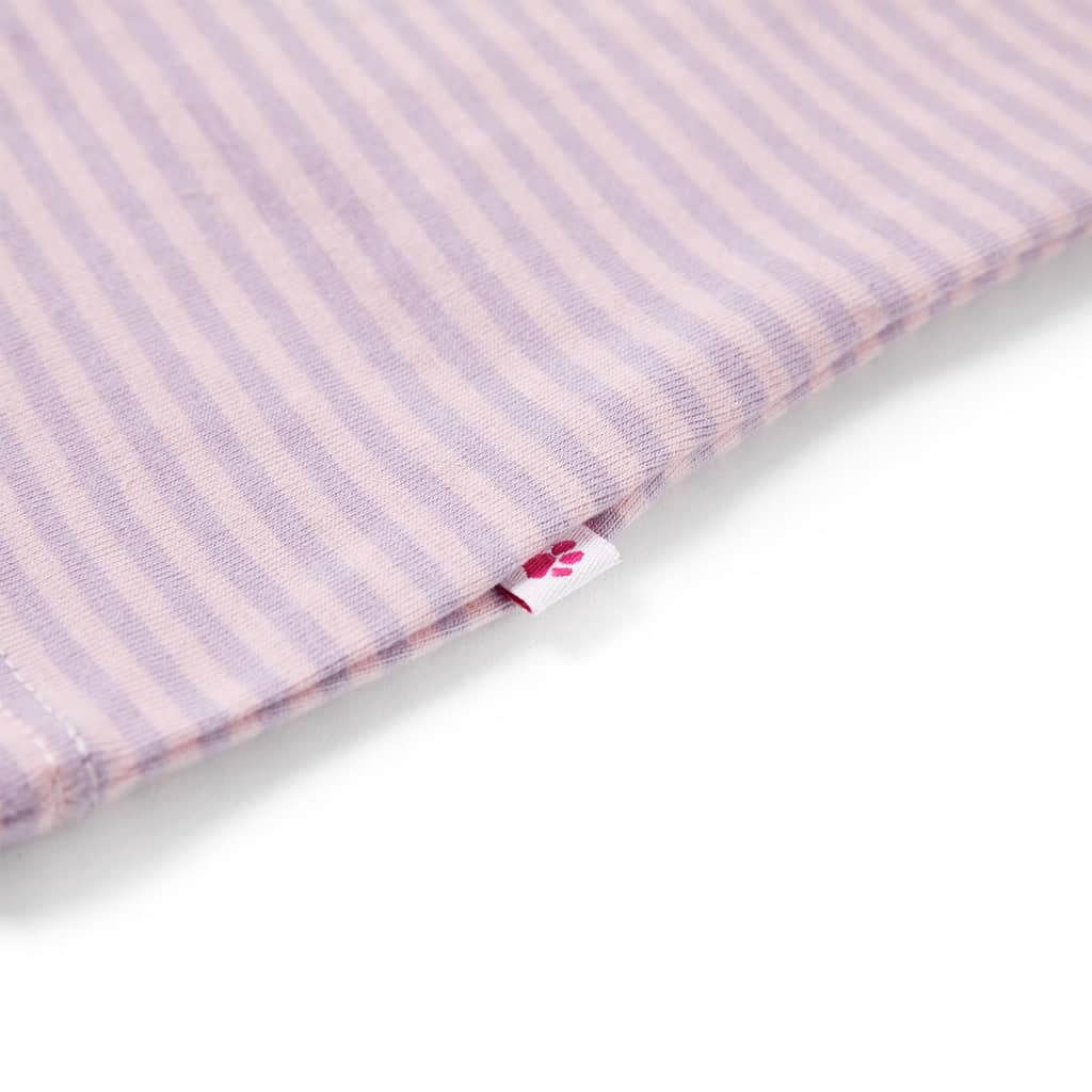 Kindershirt met mouwen met ruches 116 lila