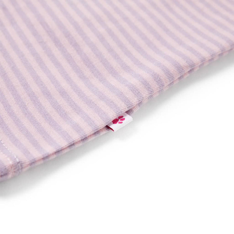 Kindershirt met mouwen met ruches 116 lila