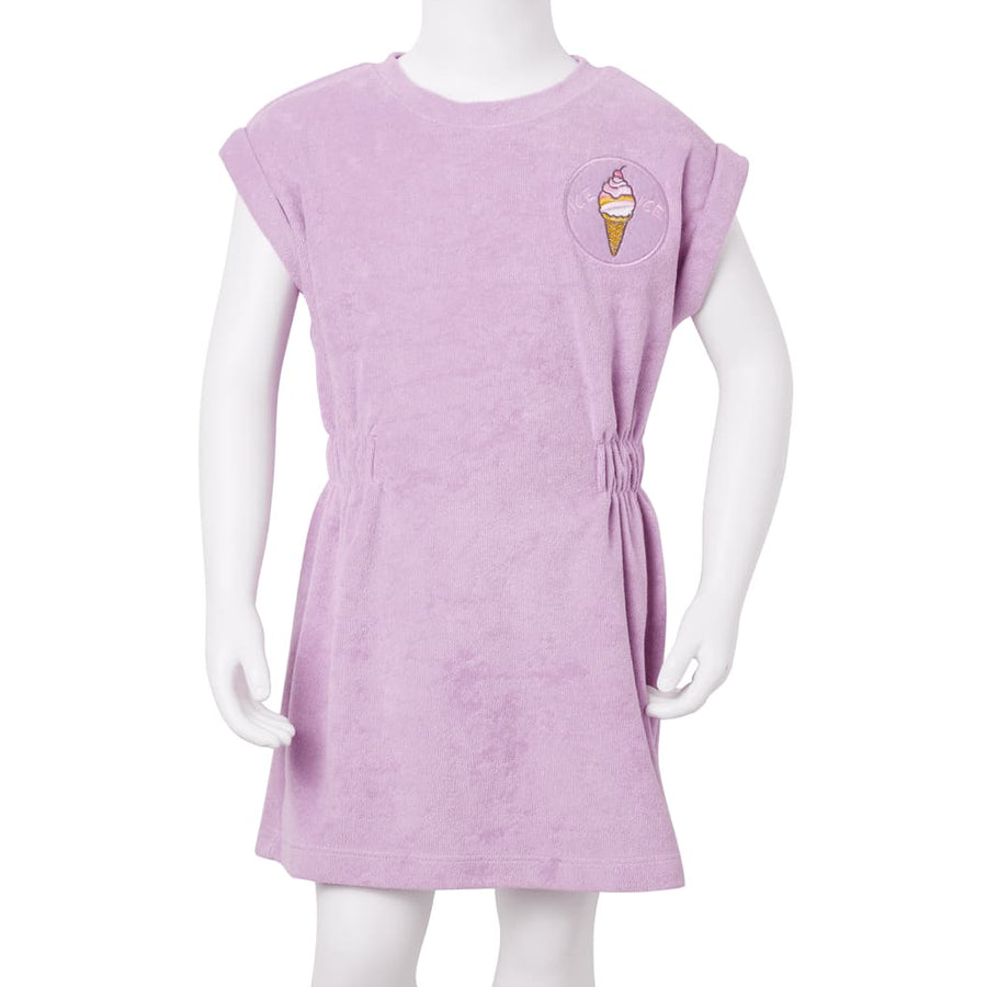 Kinderjurk 92 lila