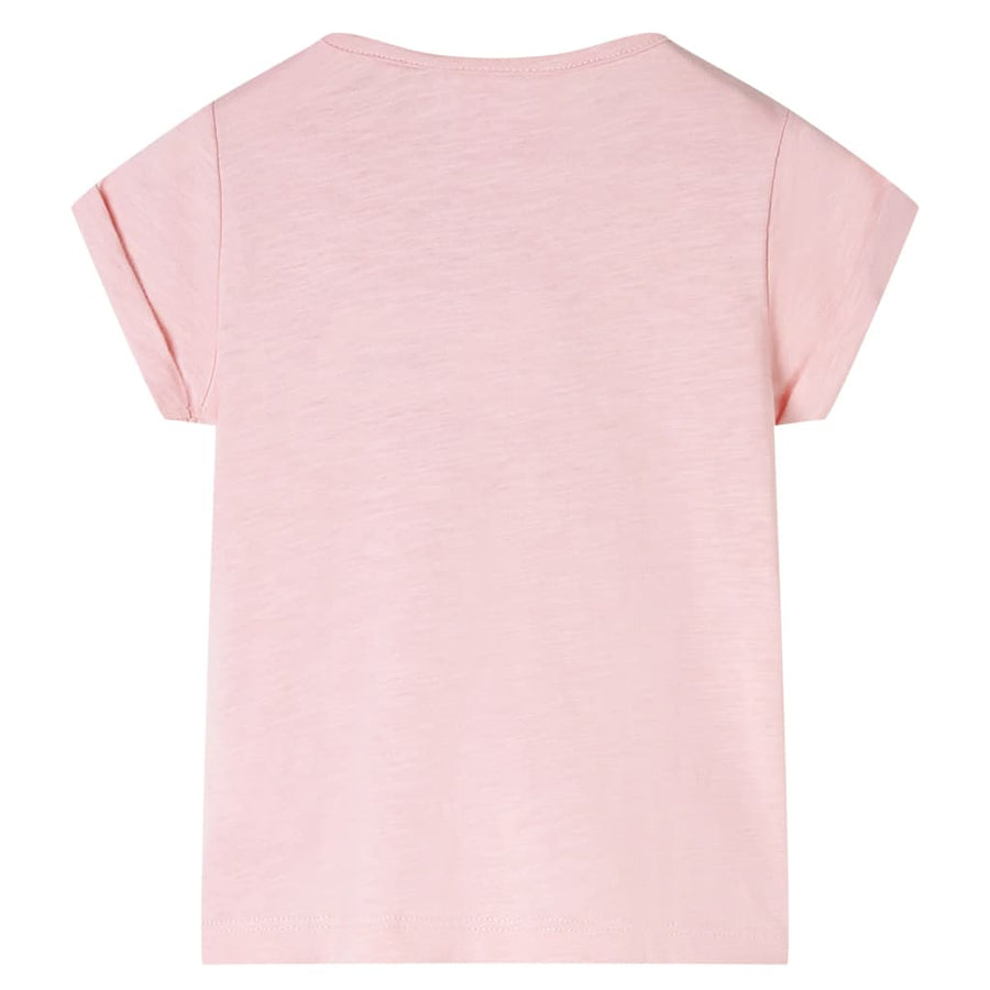 Kindershirt 116 lichtroze