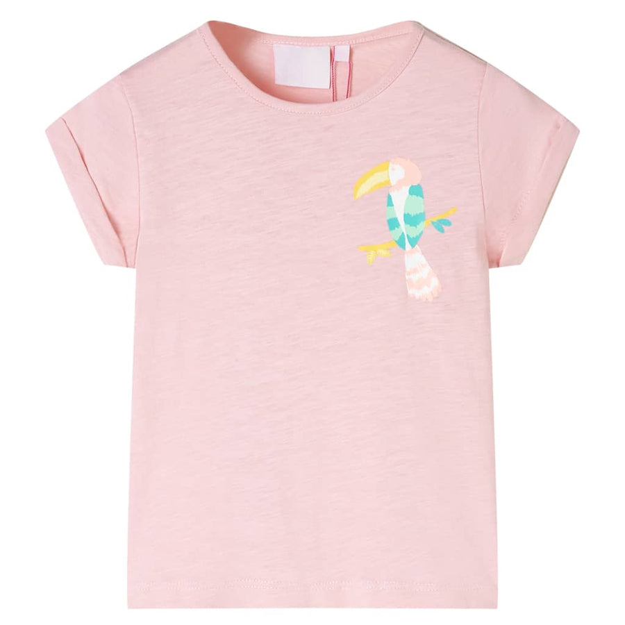 Kindershirt 140 lichtroze