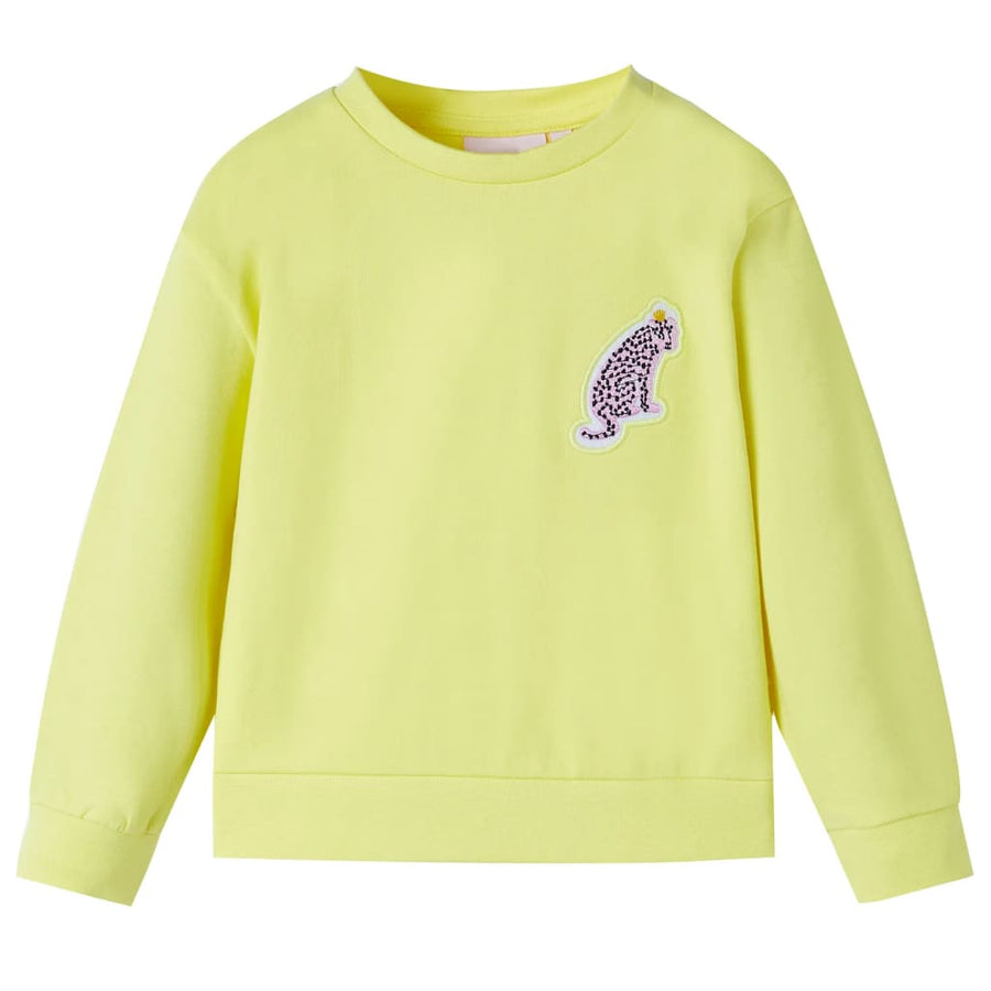 Kindertrui 116 geel 116