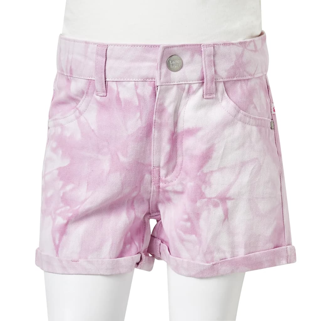 Kindershorts 140 roze