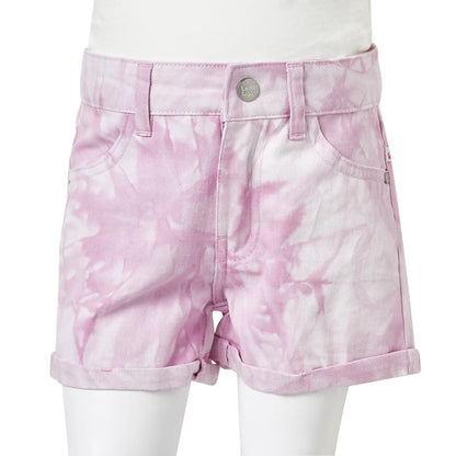 Kindershorts 140 roze