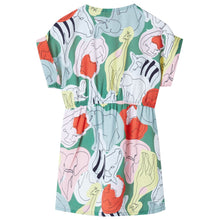 Kinderjurk 140 groen 140