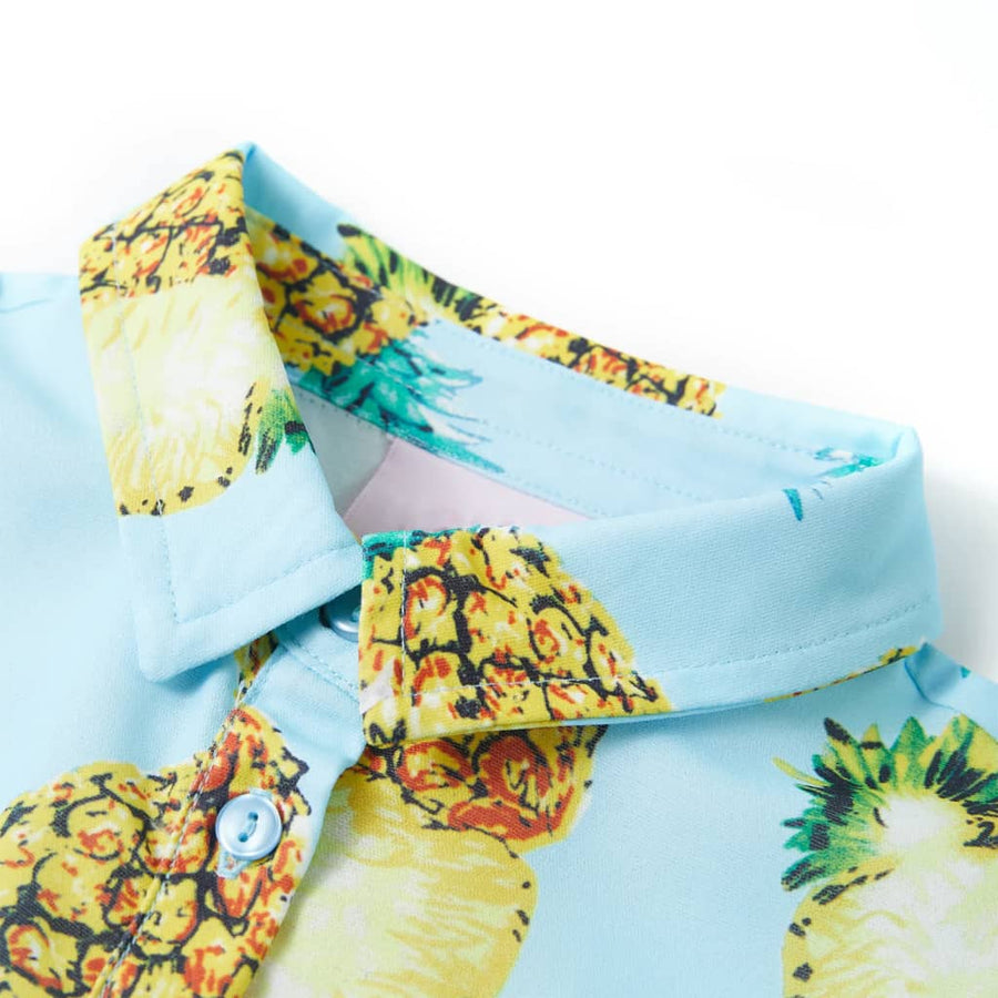 Kinderjurk 116 blauw 116
