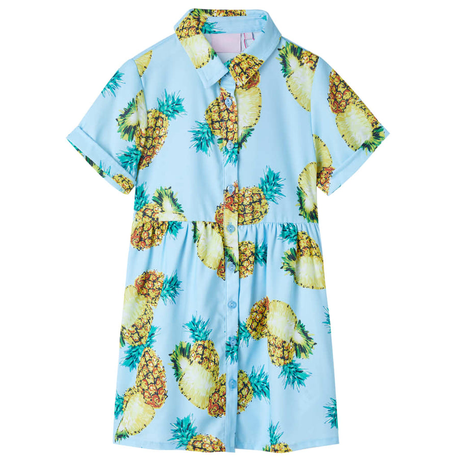 Kinderjurk 140 blauw 140