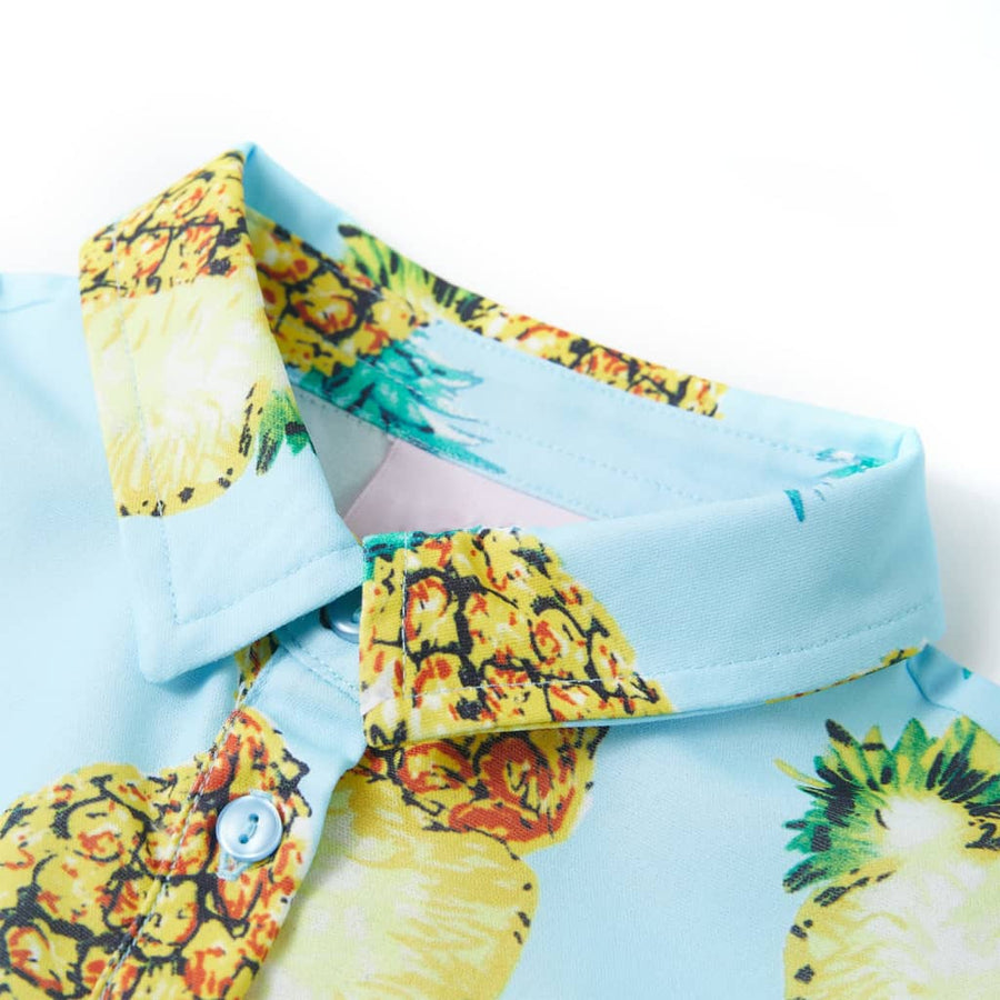 Kinderjurk 140 blauw 140