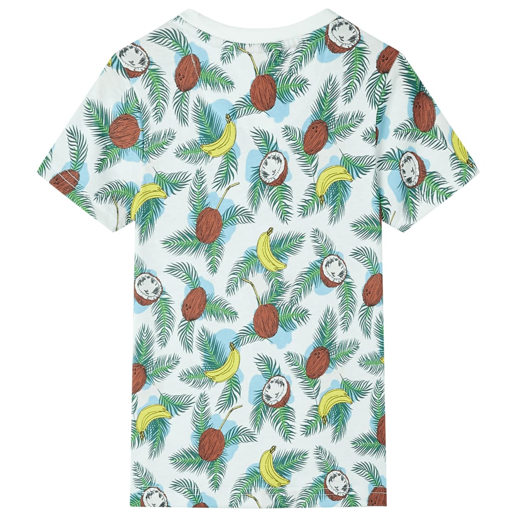 Kindershirt met korte mouwen 128 meerkleurig