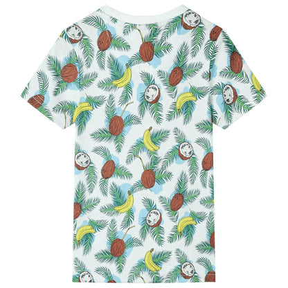 Kindershirt met korte mouwen 128 meerkleurig