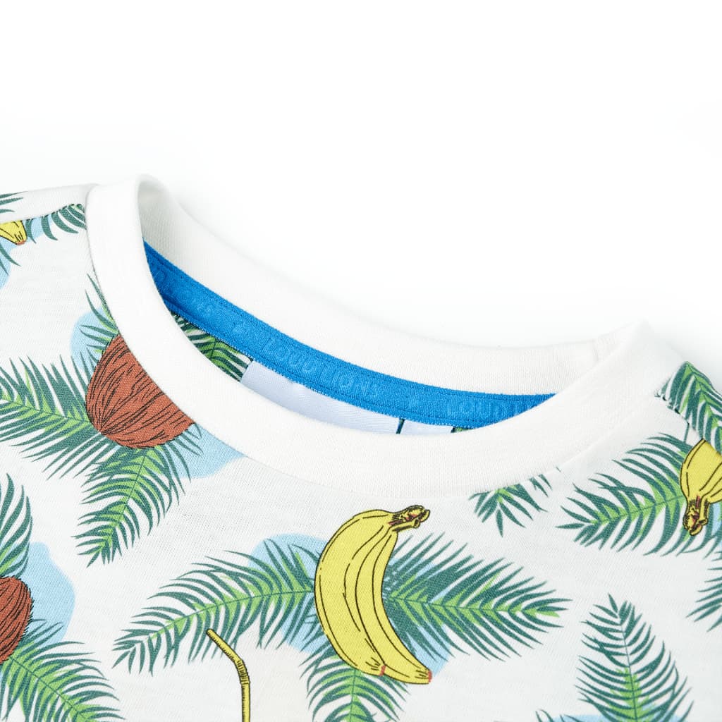 Kindershirt met korte mouwen 128 meerkleurig