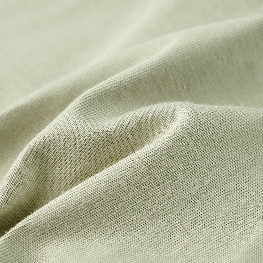 Kindershirt met korte mouwen 116 lichtkakikleurig Kaki