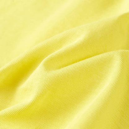 Kindershirt met korte mouwen 128 geel Geel 128