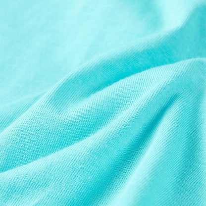 Kindershirt met korte mouwen 140 zeeblauw Aqua 140