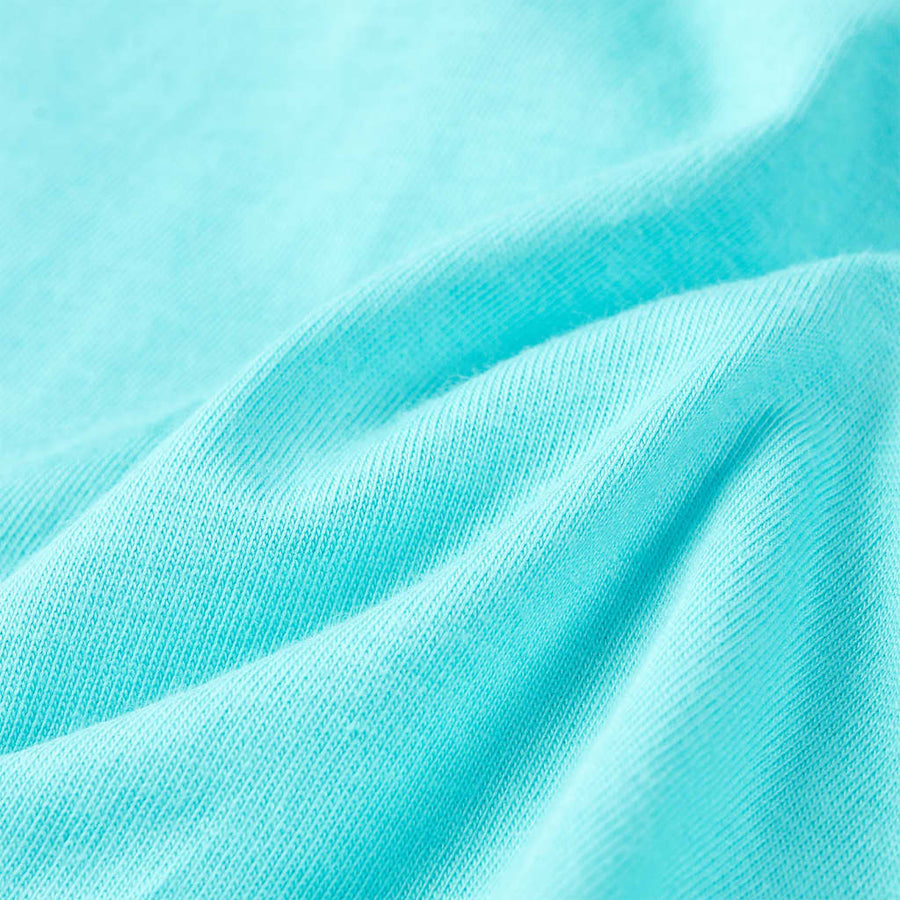 Kindershirt met korte mouwen 140 zeeblauw Aqua 140