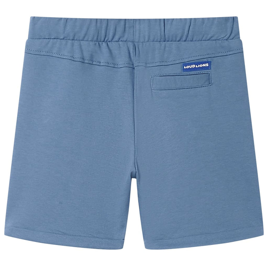 Kindershorts met trekkoord 116 donkerblauw Blauw 116