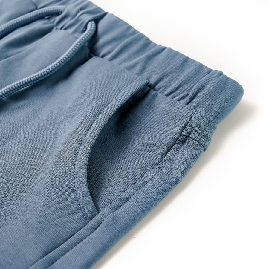 Kindershorts met trekkoord 116 donkerblauw Blauw 116
