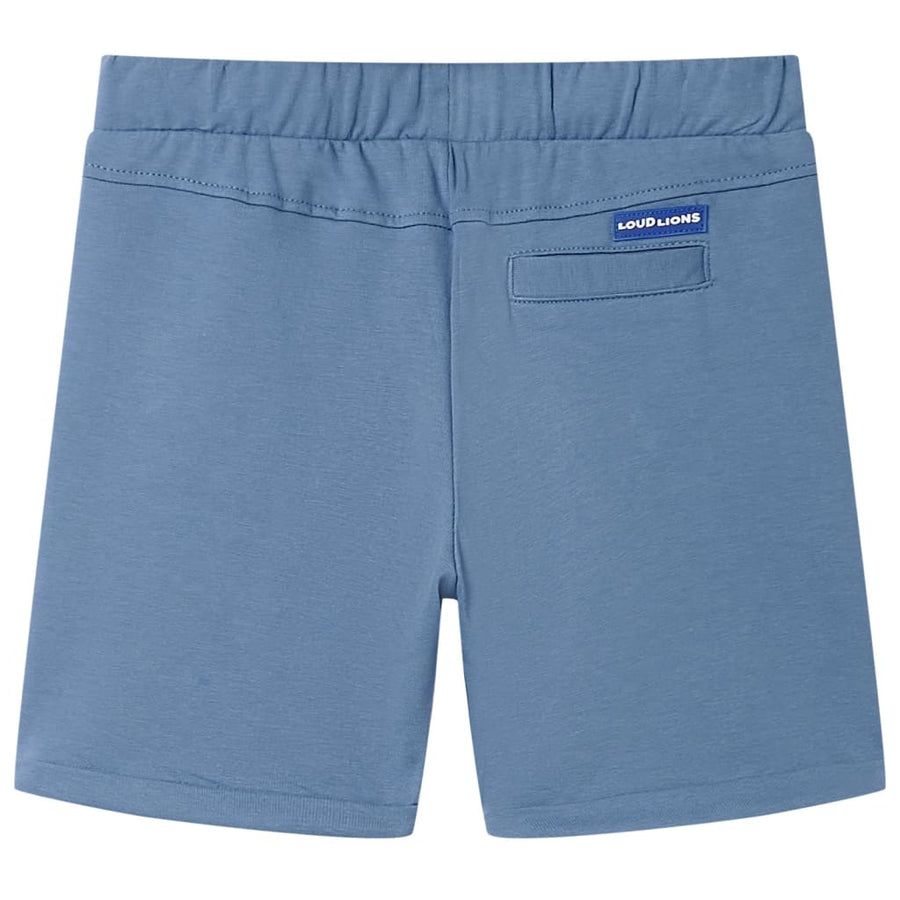 Kindershorts met trekkoord 140 donkerblauw Blauw