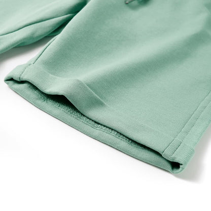Kindershorts met trekkoord 92 lichtkaki Kaki