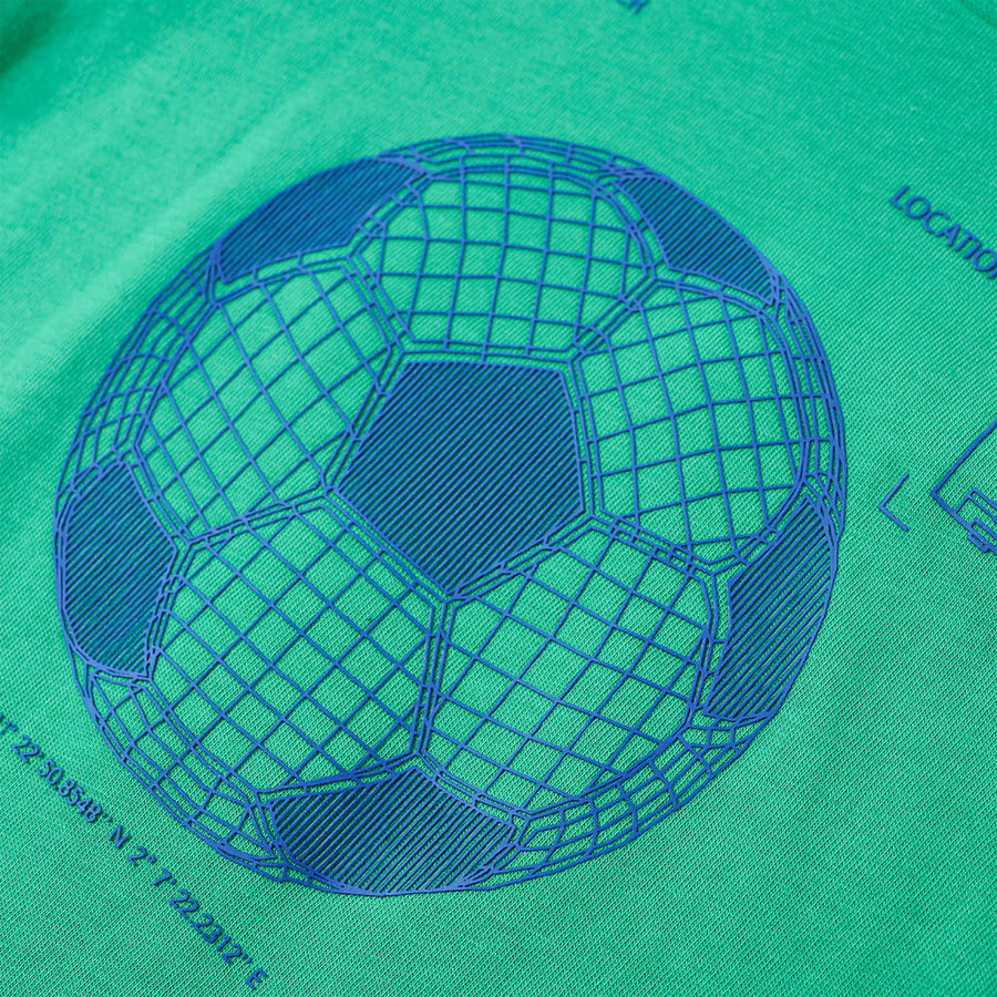 Kindershirt 116 groen