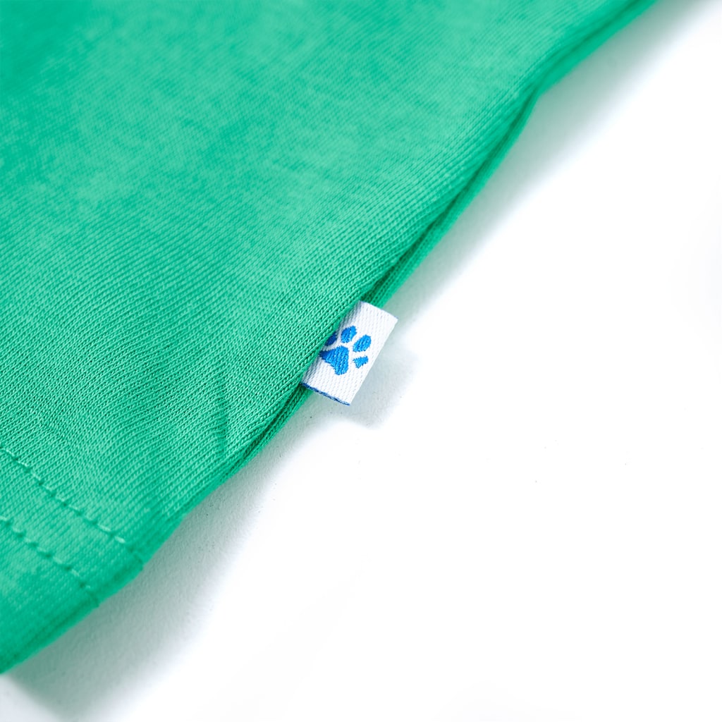 Kindershirt 128 groen