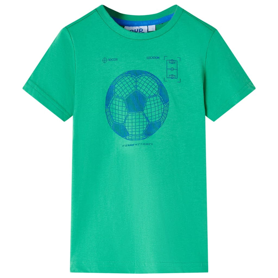 Kindershirt 140 groen 140