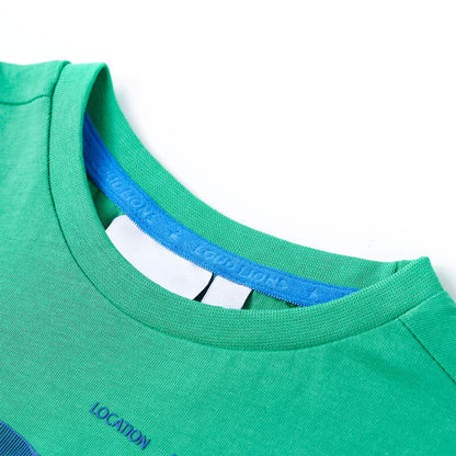 Kindershirt 140 groen 140
