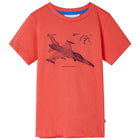 Kids' T-shirt size 128 light red