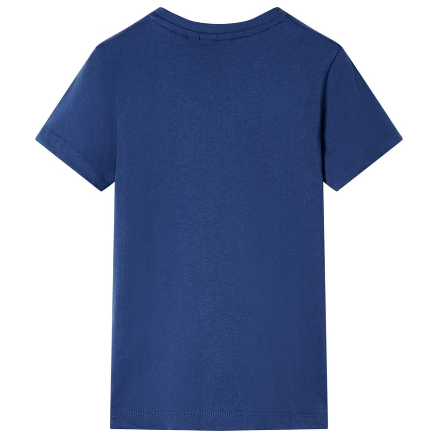 Kindershirt 92 donkerblauw 92