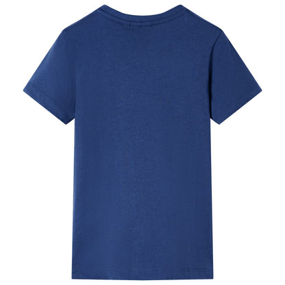 Kindershirt 116 donkerblauw 116