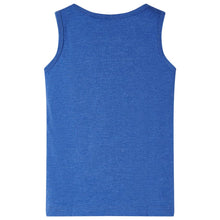 Kindertopje 92 gemêleerd blauw Blauw