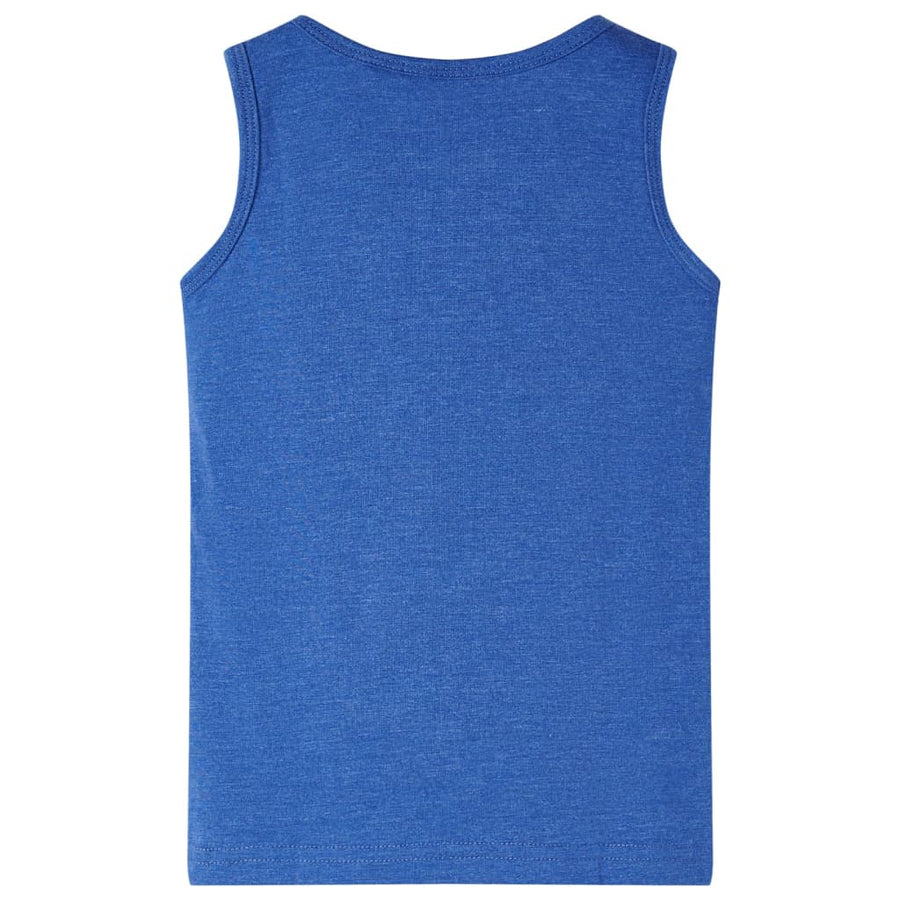 Kindertopje 92 gemêleerd blauw Blauw