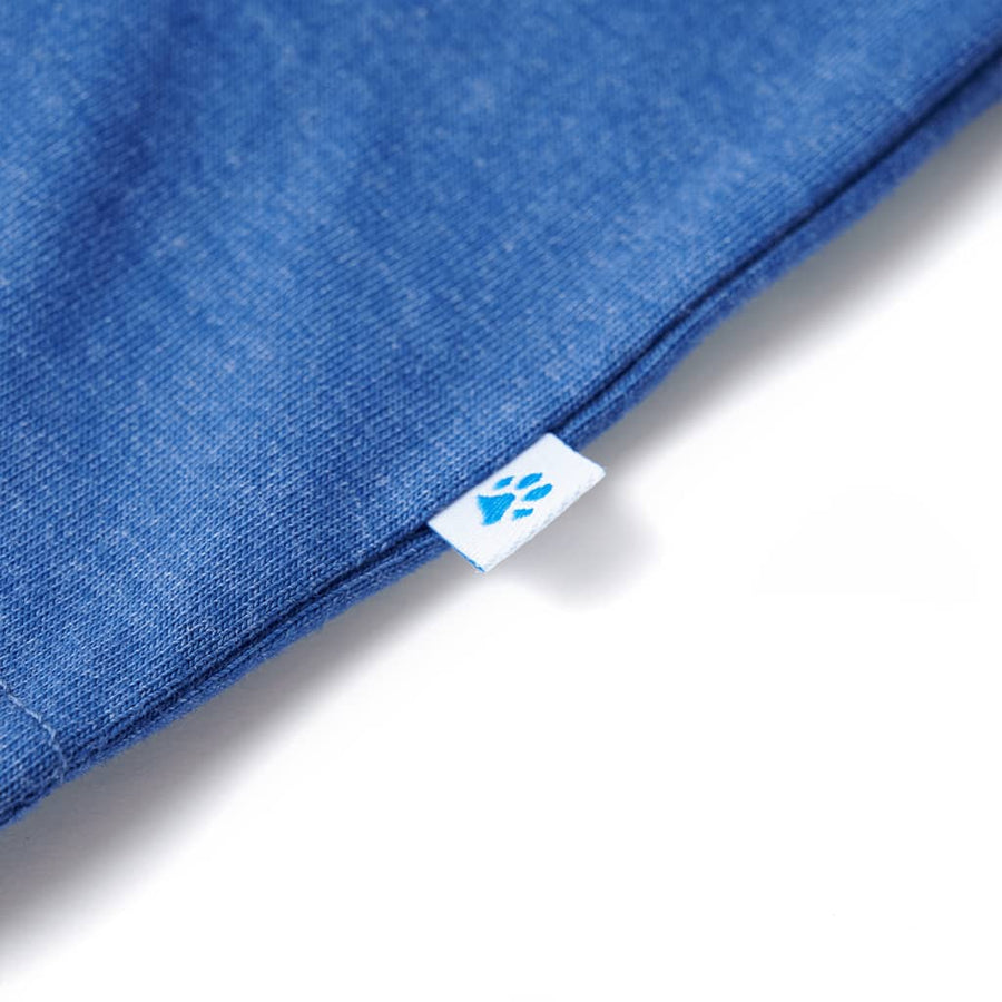 Kindertopje 92 gemêleerd blauw Blauw