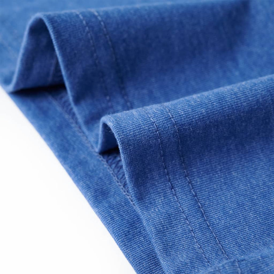 Kindertopje 92 gemêleerd blauw Blauw