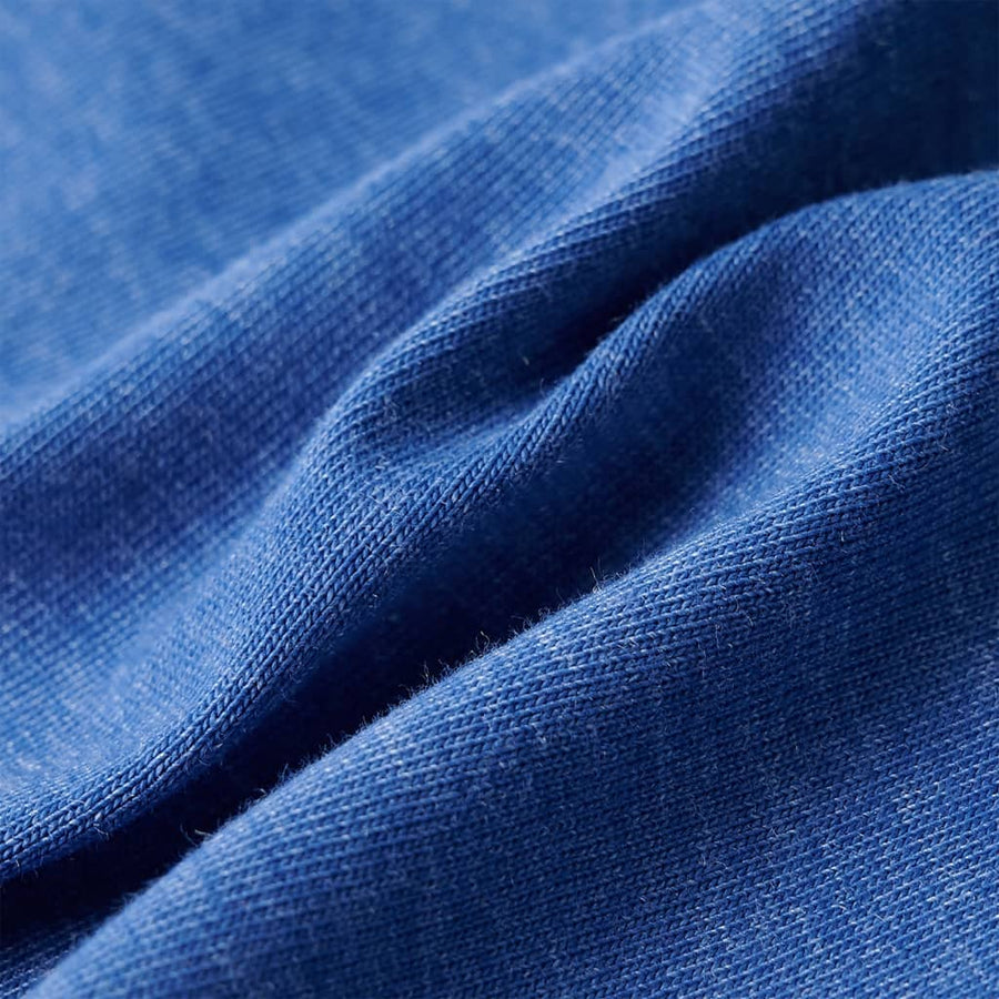 Kindertopje 92 gemêleerd blauw Blauw