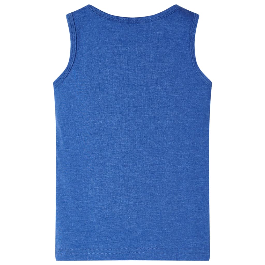 Kindertopje 104 gemêleerd blauw Blauw 104