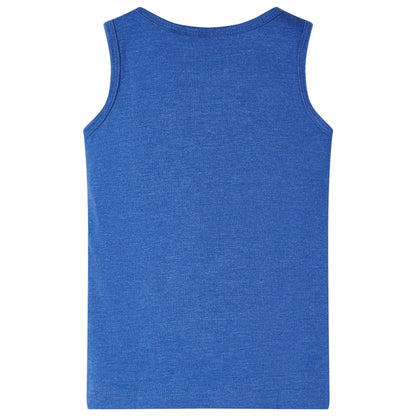 Kindertopje 104 gemêleerd blauw Blauw 104