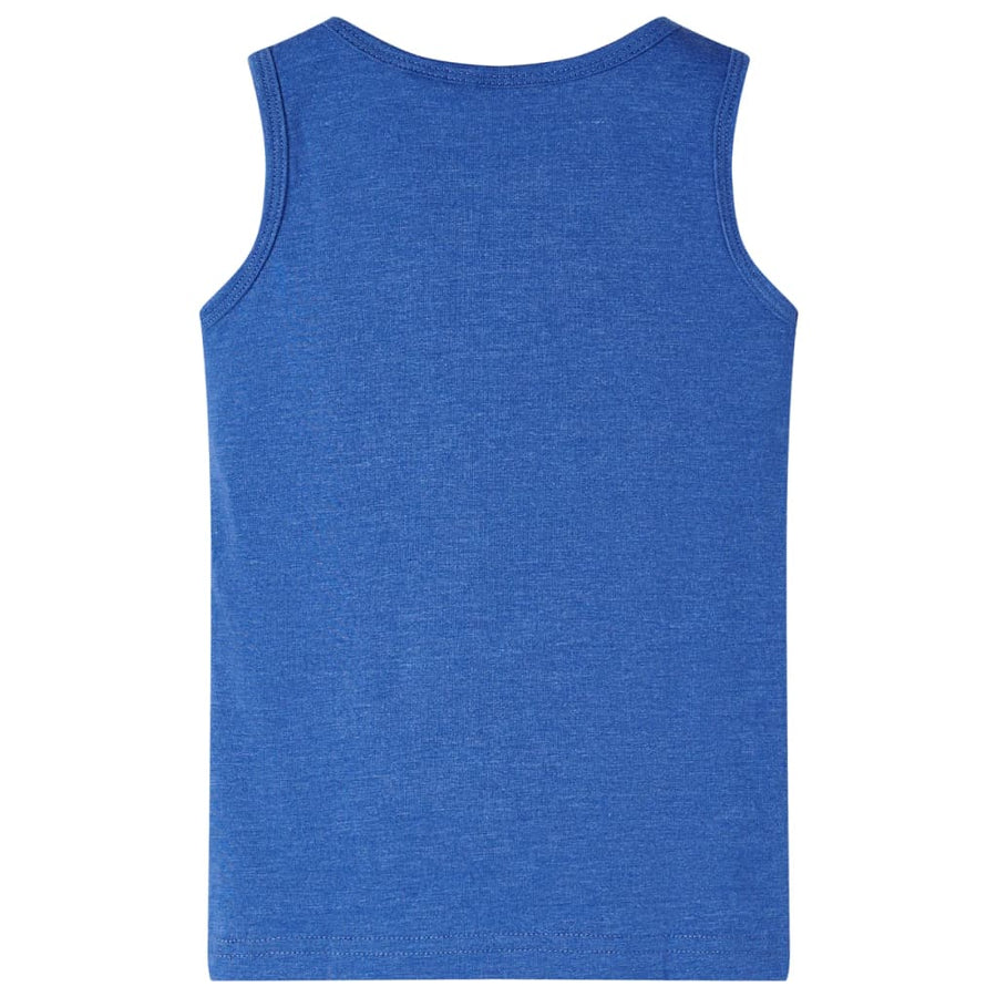 Kindertopje 104 gemêleerd blauw Blauw 104