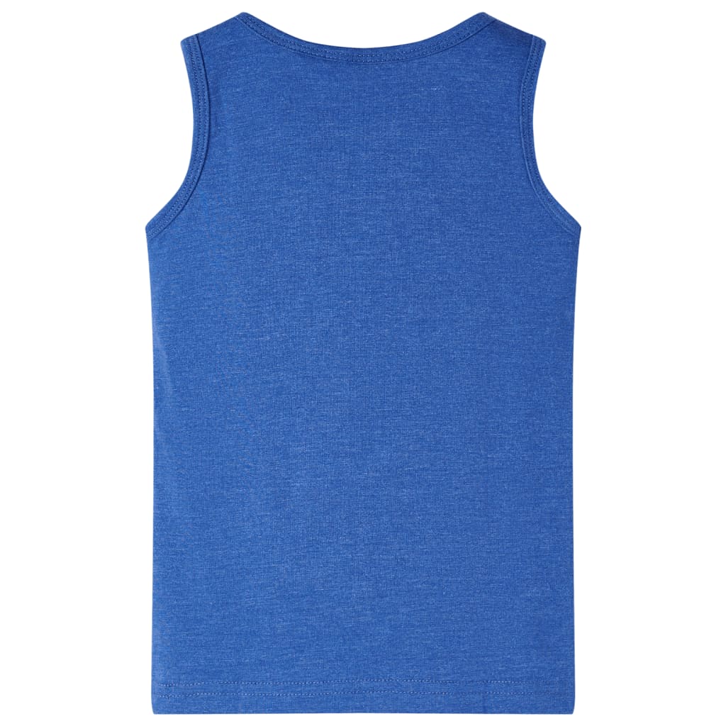 Kindertopje 116 gemêleerd blauw Blauw 116