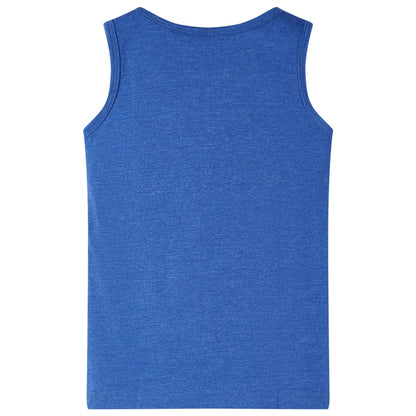 Kindertopje 116 gemêleerd blauw Blauw 116