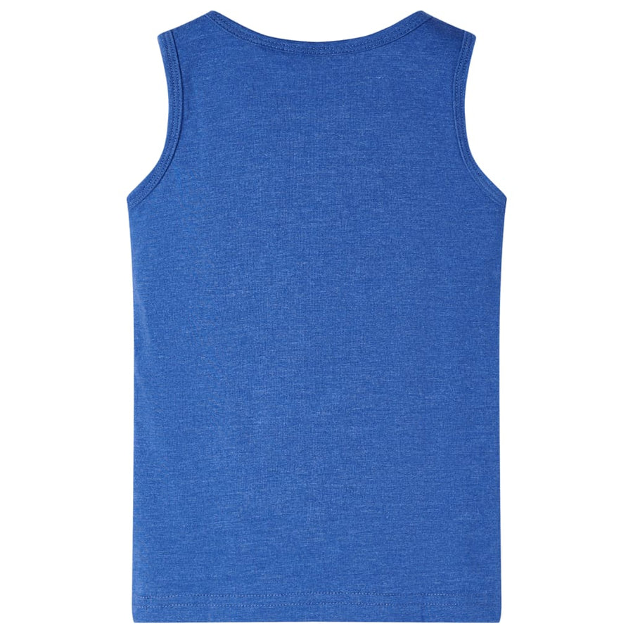Kindertopje 116 gemêleerd blauw Blauw 116