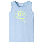 Kids' top size 116 mottled light blue
